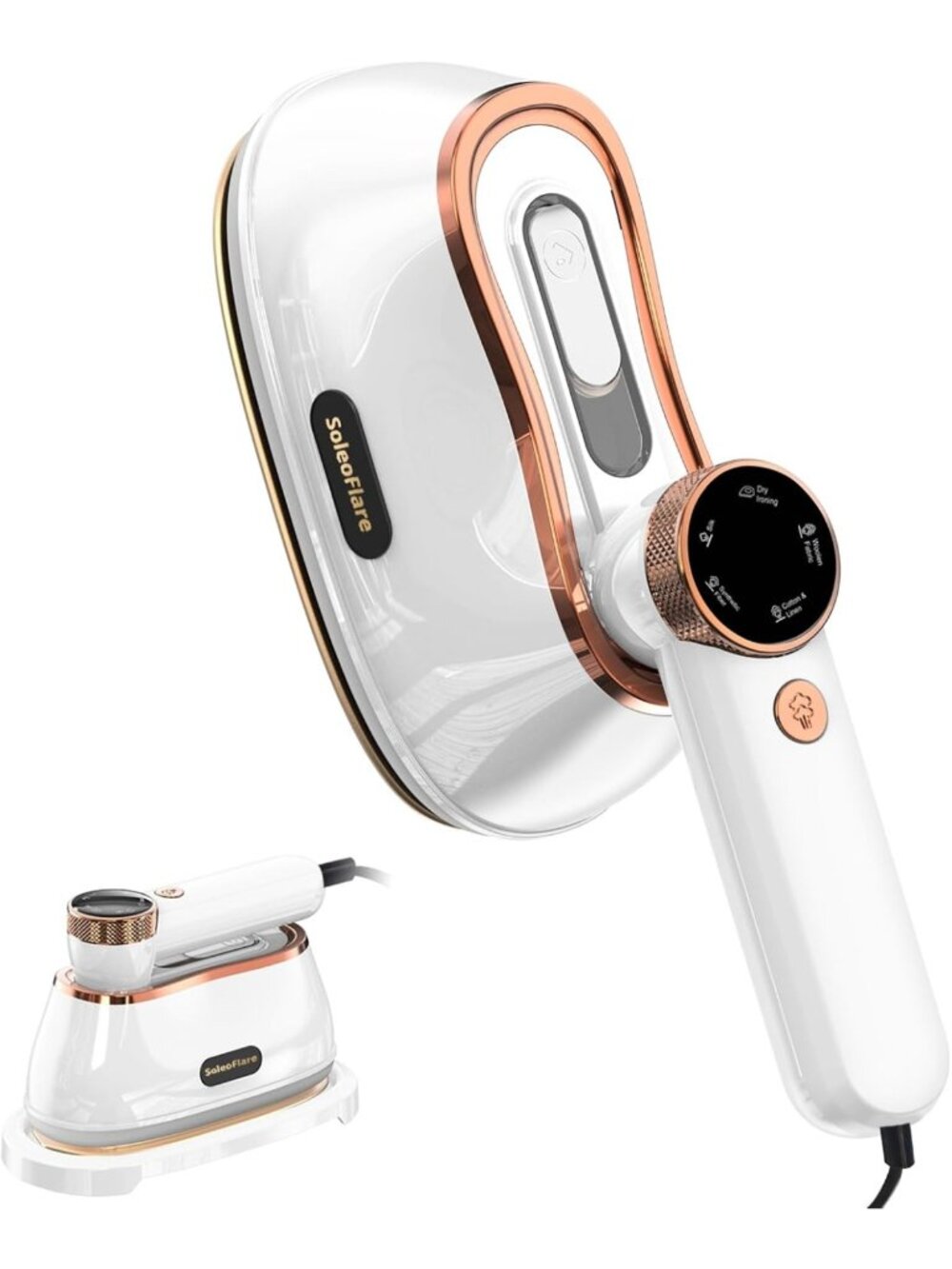 Portable 2-in-1 Clothes Steamer & Iron | Powerful 1200W, 5 Modes, LCD Display